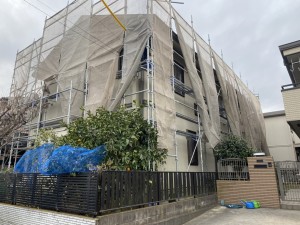 千葉県 流山市 住宅改修足場仮設工事