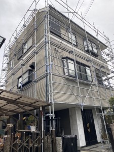 埼玉県春日部市 住宅改修足場仮設工事
