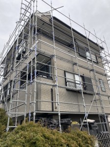 埼玉県春日部市 住宅改修足場仮設工事