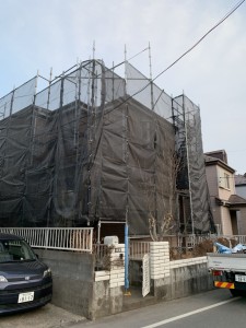 千葉県野田市 住宅改修足場仮設工事